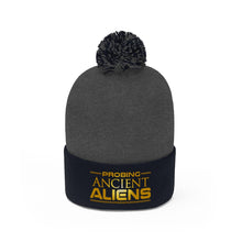Load image into Gallery viewer, Probing Ancient Aliens - Pom Pom Beanie
