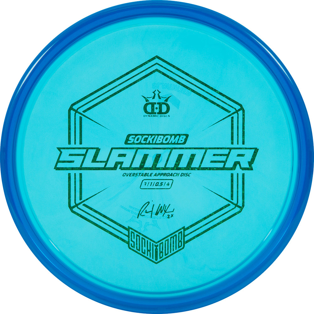 Dynamic Discs Lucid Ice Sockibomb Slammer - Putt Approach